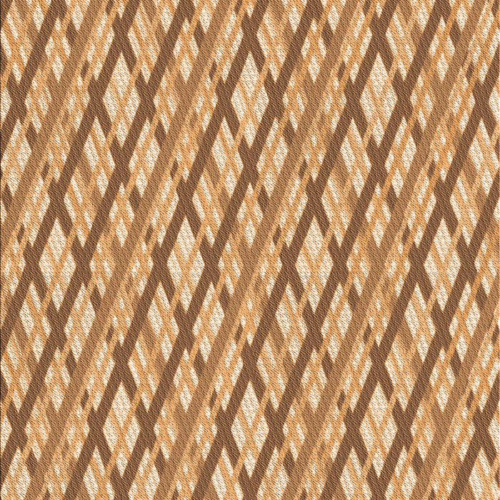 Patterned Yellow Orange Rug, pat1468org