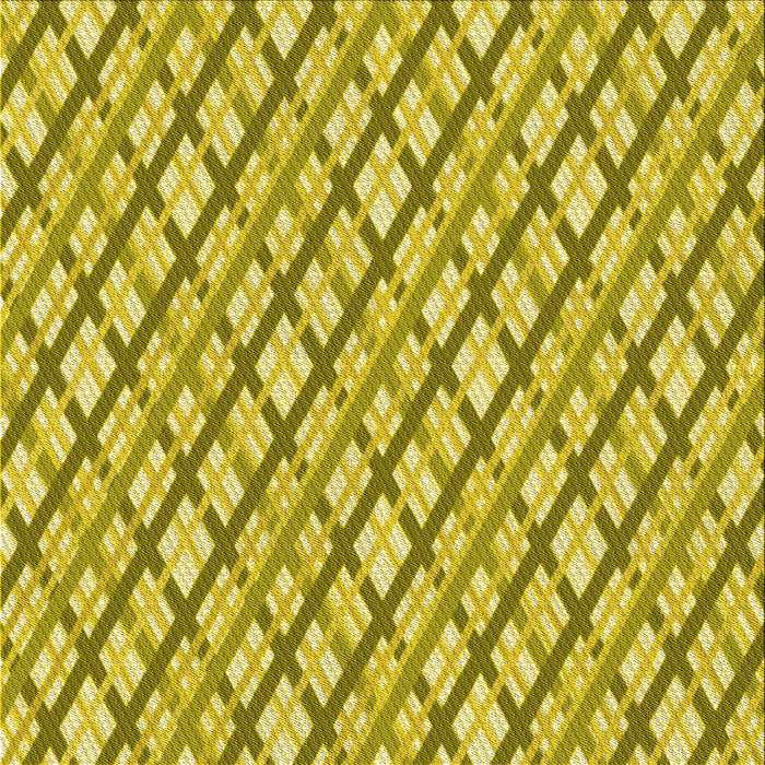 Round Patterned Bold Yellow Rug, pat1468yw