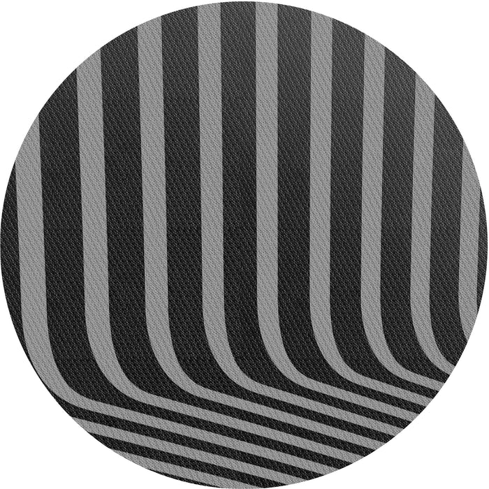 Square Machine Washable Transitional Charcoal Black Rug in a Living Room, wshpat1469gry