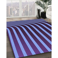 Patterned Dark Purple Rug, pat1469pur