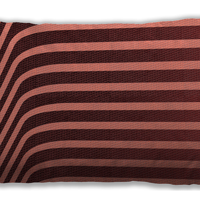 Patterned Rectangular Maroon Red Lumbar Throw Pillow, 13 inch by 19 inch, lbpat1469rd