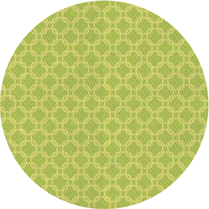 Square Machine Washable Transitional Yellow Green Rug, wshpat146