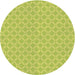 Square Machine Washable Transitional Yellow Green Rug, wshpat146