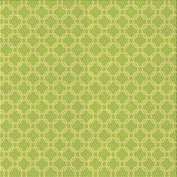 Square Patterned Yellow Green Novelty Rug, pat146