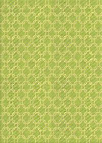 Machine Washable Transitional Yellow Green Rug, wshpat146