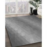 Patterned Ash Gray Rug, pat147gry