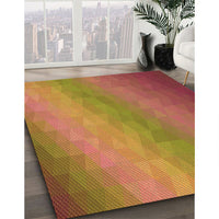 Patterned Red Rug, pat147org