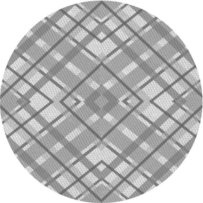 Square Machine Washable Transitional Platinum Silver Gray Rug in a Living Room, wshpat1470gry