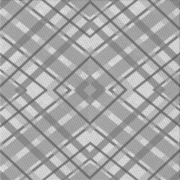 Round Patterned Platinum Silver Gray Rug, pat1470gry