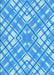 Patterned Neon Blue Rug, pat1470lblu