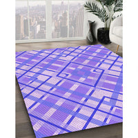 Patterned Purple Rug, pat1470pur