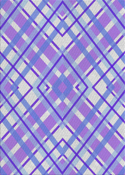 Patterned Blue Novelty Rug, pat1470