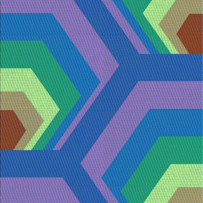 Machine Washable Transitional Royal Blue Rug, wshpat1471lblu