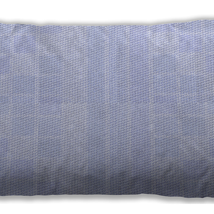 Patterned Rectangular Lavender Blue Lumbar Throw Pillow, 13 inch by 19 inch, lbpat1472blu