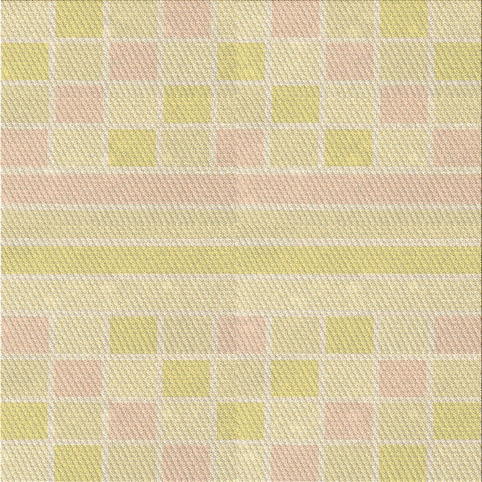 Round Patterned Khaki Gold Rug, pat1472brn