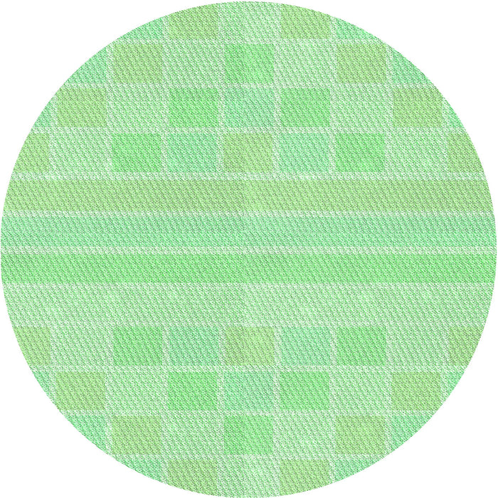 Square Patterned Green Rug, pat1472grn