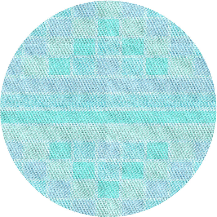 Square Patterned Diamond Blue Rug, pat1472lblu