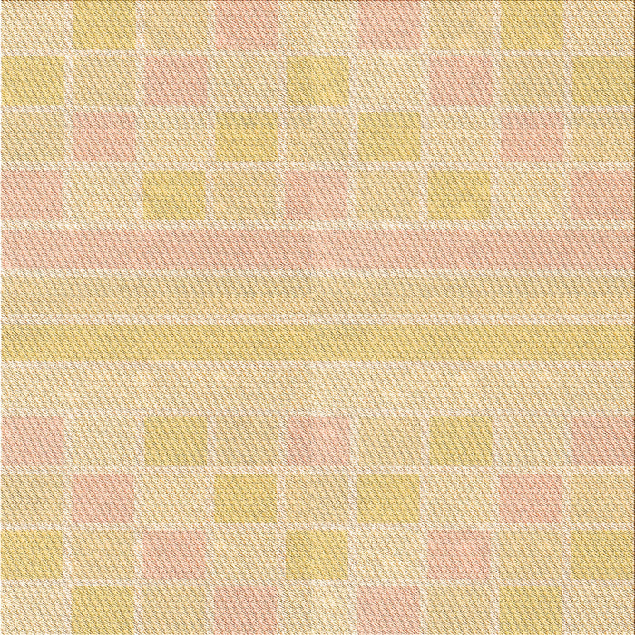 Round Patterned Khaki Gold Rug, pat1472org