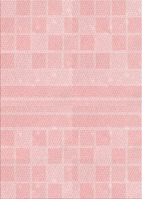 Machine Washable Transitional Pastel Red Pink Rug, wshpat1472rd