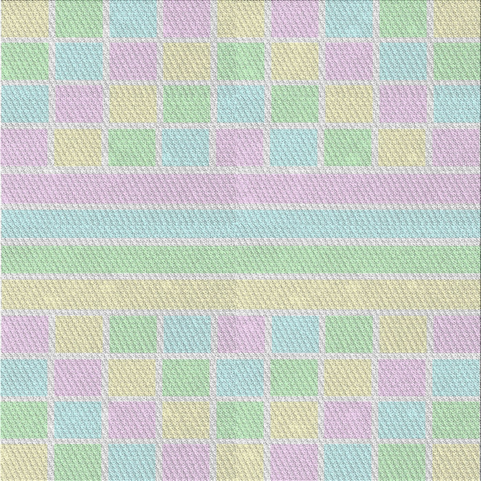 Square Patterned Dark Gray Novelty Rug, pat1472