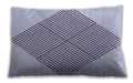 Patterned Rectangular Lavender Blue Lumbar Throw Pillow, 13 inch by 19 inch, lbpat1473blu