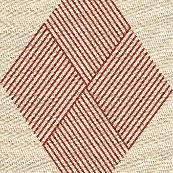 Patterned Wheat Beige Rug, pat1473brn