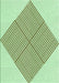 Patterned Green Rug, pat1473grn