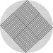 Square Patterned Platinum Gray Rug, pat1473gry