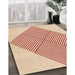 Machine Washable Transitional Bright Orange Rug in a Family Room, wshpat1473org