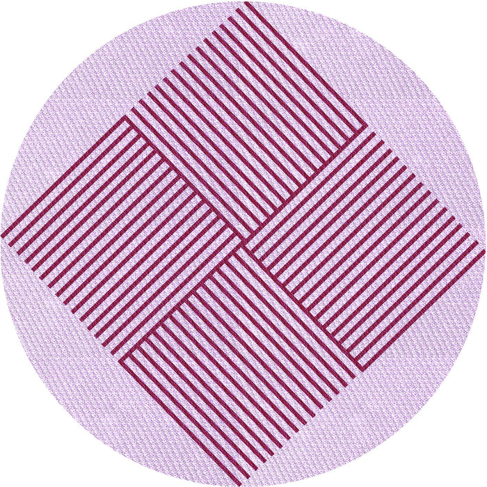 Square Patterned Dark Hot Pink Rug, pat1473pur