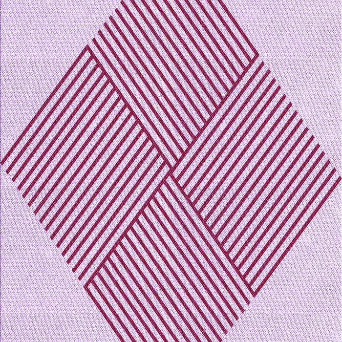 Patterned Dark Hot Pink Rug, pat1473pur