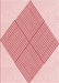 Patterned Light Rose Pink Rug, pat1473rd