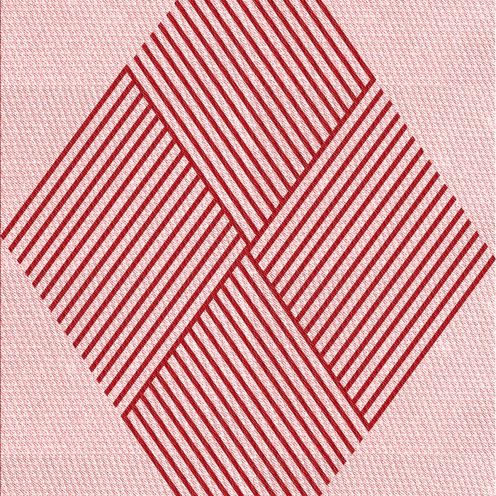 Patterned Light Rose Pink Rug, pat1473rd