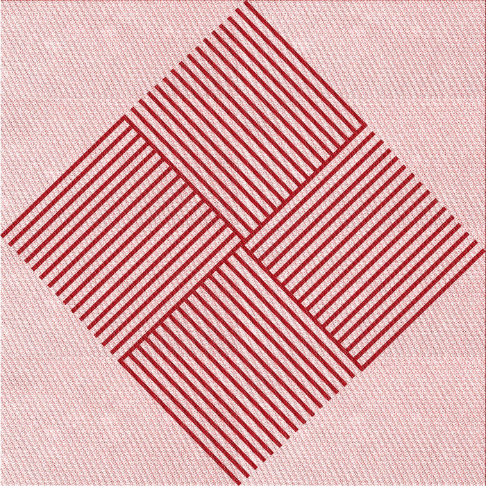 Round Patterned Light Rose Pink Rug, pat1473rd