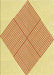 Patterned Sun Yellow Rug, pat1473yw