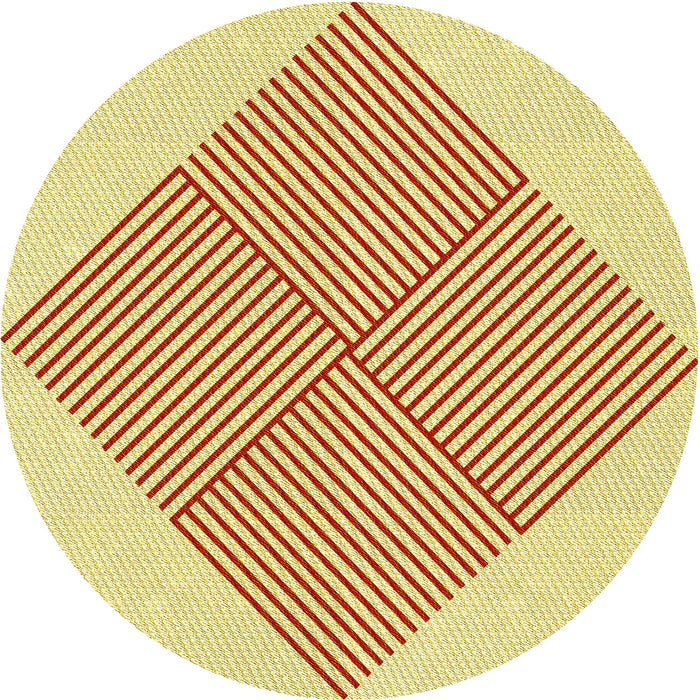 Square Patterned Sun Yellow Rug, pat1473yw
