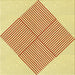 Round Patterned Sun Yellow Rug, pat1473yw