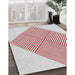 Patterned Off-White Novelty Rug in Family Room, pat1473