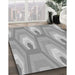 Machine Washable Transitional Gray Rug in a Family Room, wshpat1474gry