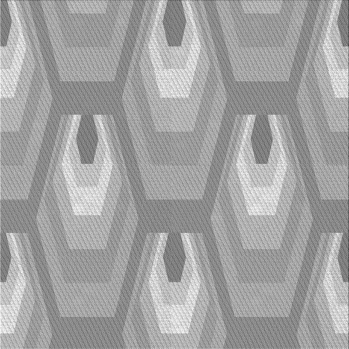 Round Patterned Gray Rug, pat1474gry