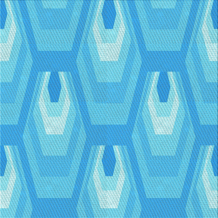 Round Machine Washable Transitional Bright Turquoise Blue Rug, wshpat1474lblu