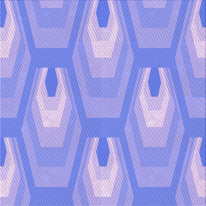 Round Patterned Light Slate Blue Rug, pat1474pur