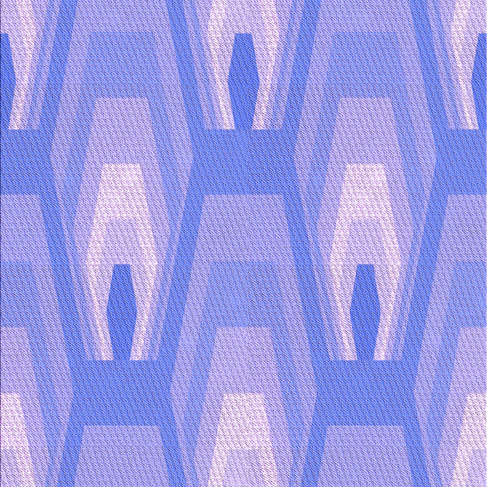 Patterned Light Slate Blue Rug, pat1474pur