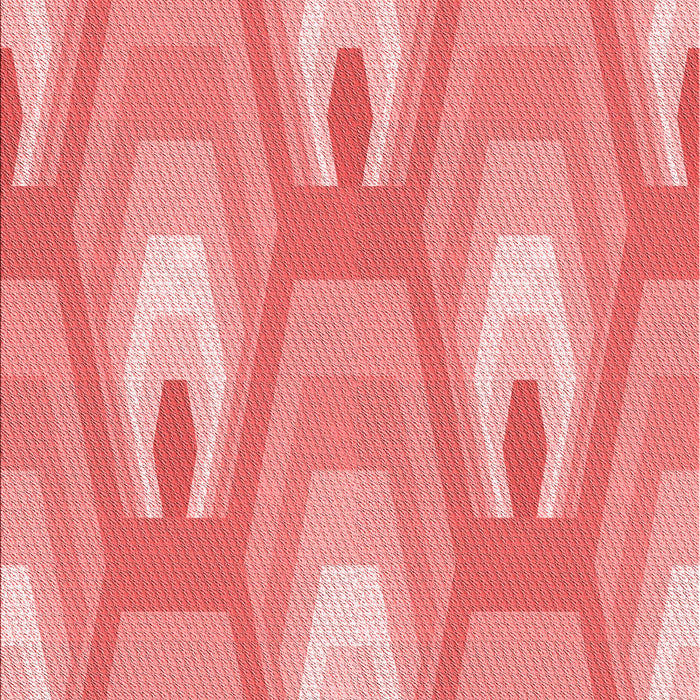 Patterned Light Coral Pink Rug, pat1474rd