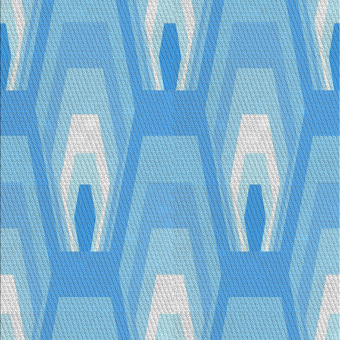 Machine Washable Transitional Blue Rug, wshpat1474