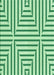 Patterned Mint Green Rug, pat1475grn