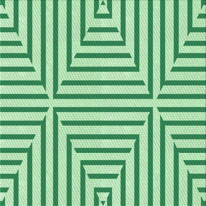 Round Machine Washable Transitional Mint Green Rug, wshpat1475grn