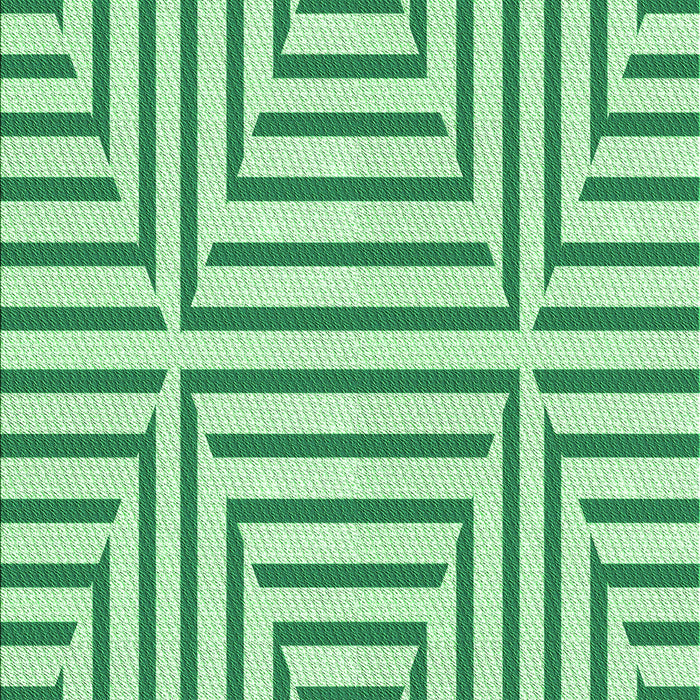 Machine Washable Transitional Mint Green Rug, wshpat1475grn