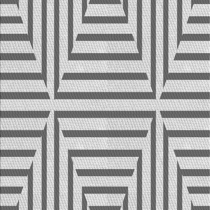 Patterned Silver Gray Rug, pat1475gry