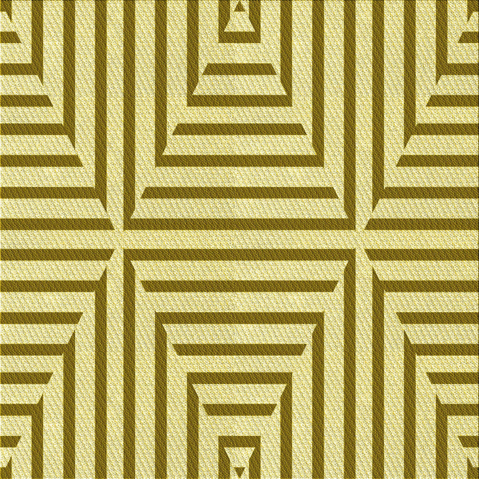 Round Patterned Dark Golden Brown Rug, pat1475yw